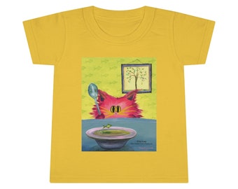 Toddler Sizes - Fish Soup Cranky Cat T-Shirt!  Free Shipping