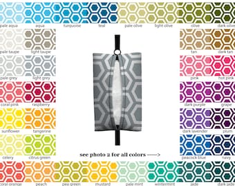 Auto Sneeze - Honeycomb - PICK YOUR COLOR - Visor Tissue Case/Cozy - Car Accessory Automobile geometric hexagon