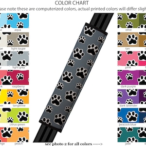 Copri cintura di sicurezza // AUTO PAD // Accessori auto // Copri cintura di sicurezza - Impronta di zampa - Regalo veterinario Veterinario Amante degli animali Cane Gatto Animale domestico