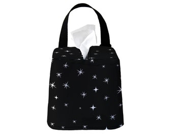 Hoofdsteun Auto Niesdoos - Simply Stars - Auto Accessoire Auto Caddy Tissue Case Celestial Galaxy Space Travel Accessoires Hoofdsteun