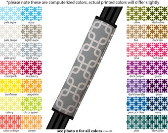 Seat Belt Cover // AUTO PAD // Car Accessories // seat belt pad - Chain Link - Pick Your Own Color - Custom Customized seatbelt geometric