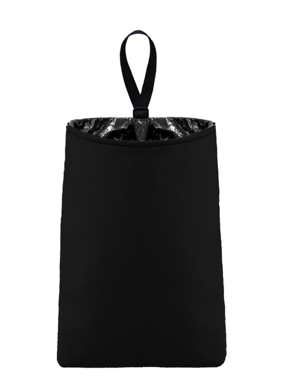 SALE - Car Trash Bag // Auto Trash Bag // Car Accessories // Car Litter Bag // Car Garbage Bag - Black