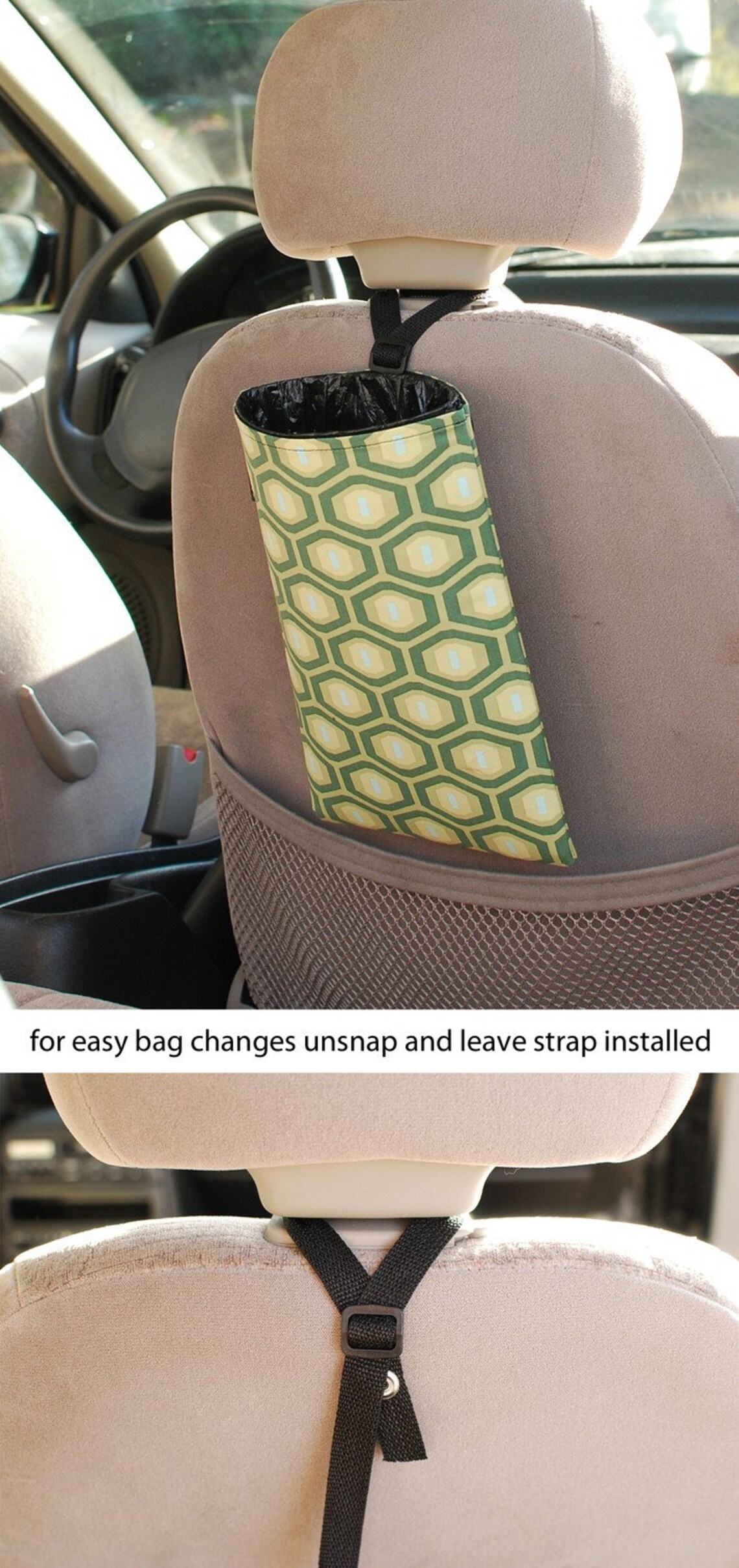 Car Trash Bag // Auto Trash Bag // Car Accessories // Car Etsy