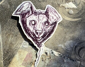 Sticker - ‘Fetch!’ - Vinyl Glossy Sticker - 3.2”x4”