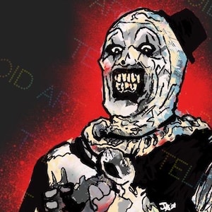 Bloody Terrifying - Giclee Fine Art Print - 10x15”, Unframed