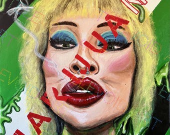 Sticky - Fine Art Giclee Print, 11x14” inch, Unframed