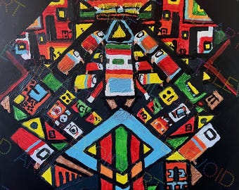 Line of Sight - Fine Art Giclee Print, 10 x 10 inch, Unframed