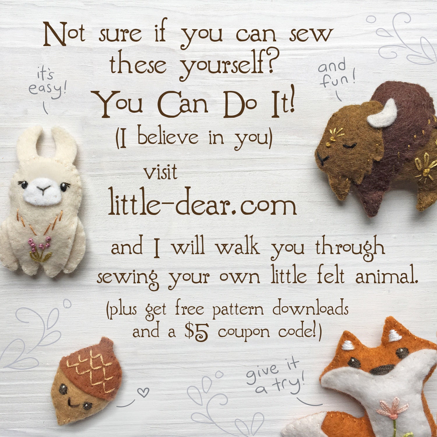 How To Sew Felt Animals: 27 Ideas For Toys, Gifts & More! - Sewist's Lab