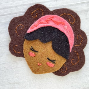 Friendly Faces Felt Plush Sewing Pattern, Make Your Own Custom Portrait ...