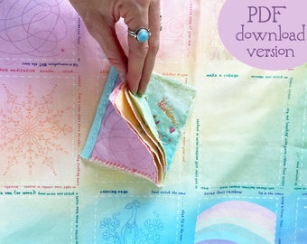 PDF Download Stitch Journal DIY hand embroidery activity book