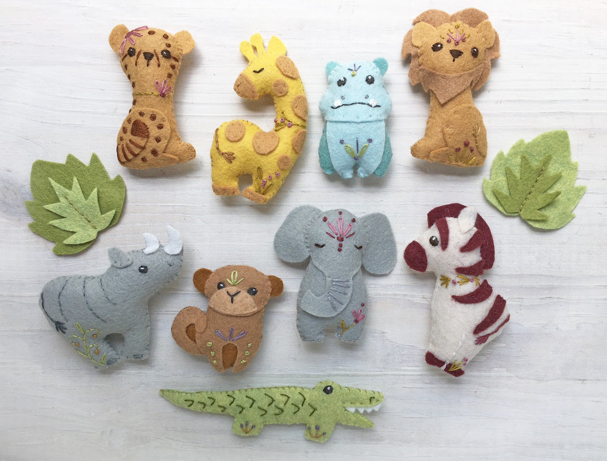 Small Felt Animals - Etsy New Zealand Small Felt Animals - Etsy New Zealand
