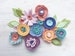 Felt Flowers Sewing Pattern PDF download, felt plants, garland, headband, bouquet 