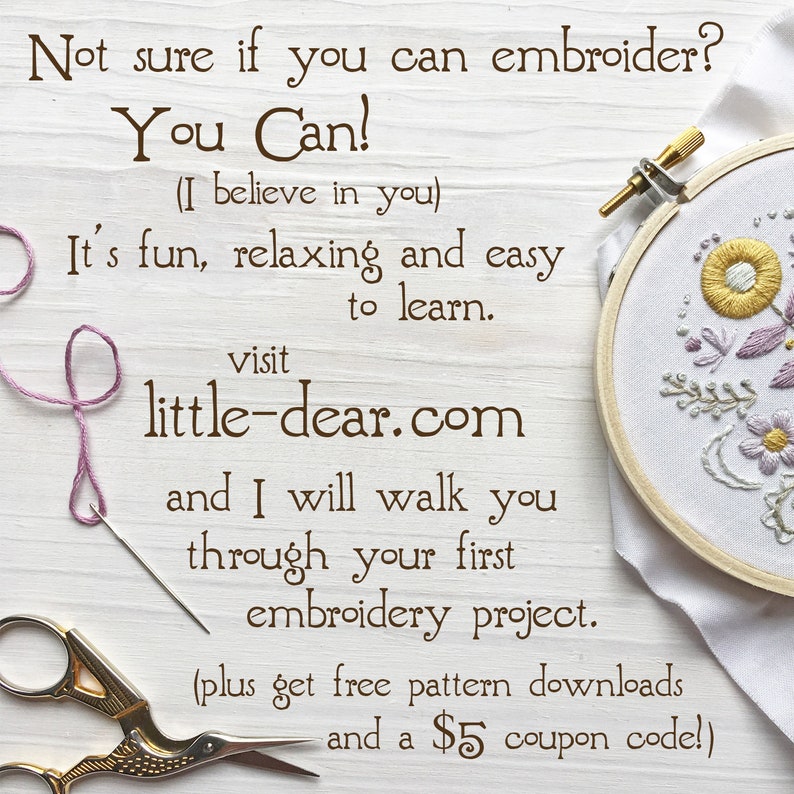 Tiny Bugs Collection Hand Embroidery Pattern PDF Download, Mini Insects Embroidery Hoop Art image 10