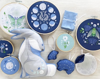 Night Life fabric yard, Sewing and Hand Embroidery cut and sew projects