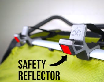 Thule Chariot Bike Rack – 3D Printed, Nylon Strap, Safety Reflector