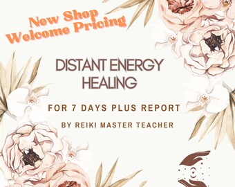 7 days Distant Energy Healing-Reiki Master-Report -Reiki Therapy- Chakra Balancing - Aura Cleaning- Emotional Healing - Well-Being- Vitality