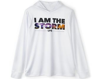 I Am The Storm-LFG-Men's Sports Warmup Hoodie (AOP)