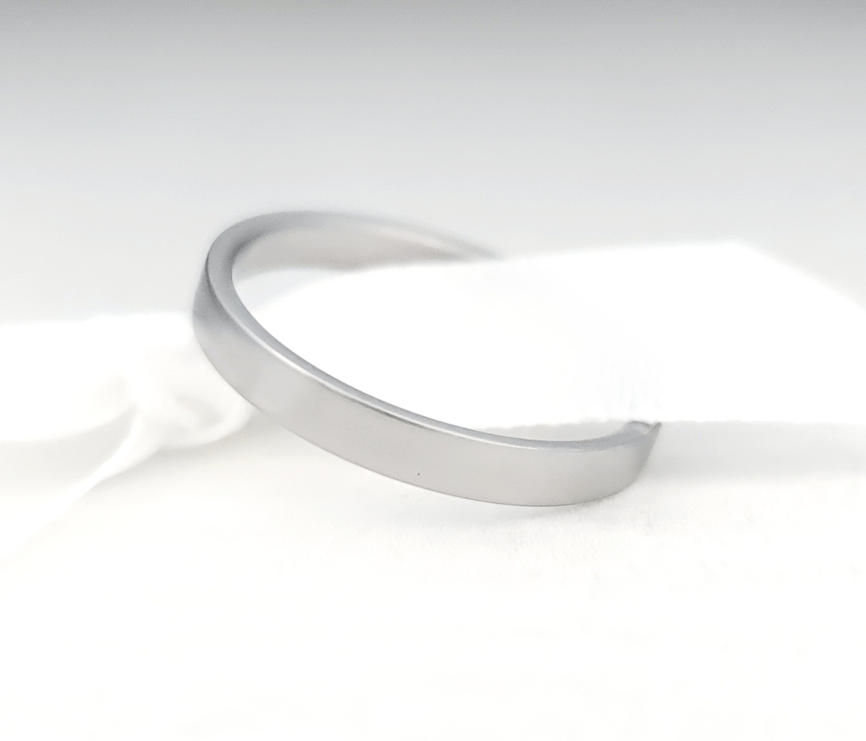 Minimalist Ring for Womens Wedding Simple Ring Gift for Wife Dainty Titanium Ring for Girlfriend Engagement Silver Thin Ring for Mom Ring