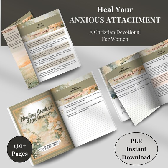 Christian Devotional for Women: Anxious Attachment Healing (PLR)