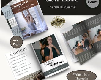 Self-Love Workbook & Journal: Personal Growth, Affirmations (PLR)