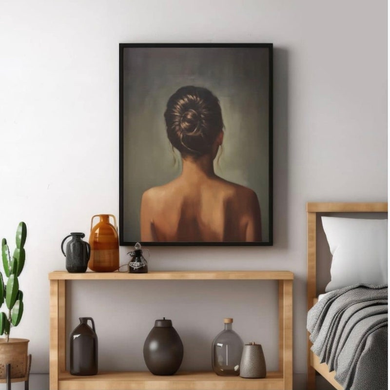Woman Back Portrait - Etsy