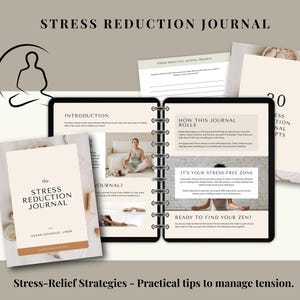 Unlock the power of mindfulness and reduce your stress with every page you write.
Track your stress levels and discover new ways to manage daily challenges with ease.