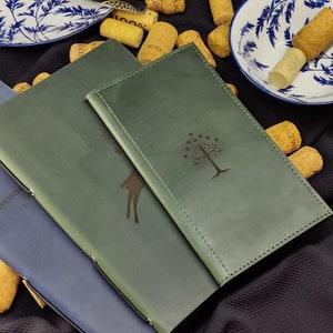Personalized leather menu cover | Restaurant menu folder | Logo menu holder | Paper menu cover | Leather bar menu