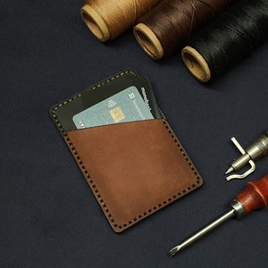 Porta carte in pelle, Tasca per carte, Organizer per carte di credito, Porta carte in pelle, Porta carte per motociclista, Porta carte per conducente