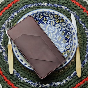 Leather Restaurant Check Presenter, Cafe Bar Check Holder, Bill Holder, Guest Check Presenter, Guest Check Book, Personalized Server Book