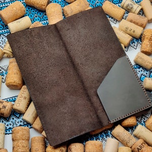 Leather Restaurant Check Presenter, Bar Check Holder, Cash Holder, Guest Check Presenter, Guest Check Book, Personalized Server Book
