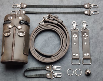 Camera harness, Dual camera strap, Photographer gift, Dual camera harness, Leather camera belt, Multicamera strap, Camera lens case