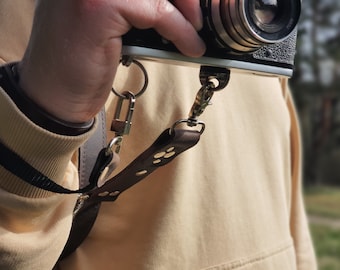 Photographer Harness Leather Strap, Two Cameras Strap, Dual Shoulder Strap, Multi Camera Gear Fits All Camera, Camera Lens Case