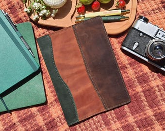 Leuchtturm leather cover, 1917 cover, A5 notebook cover, Agenda cover,Diary protect, Organizer portfolio, Travel journal
