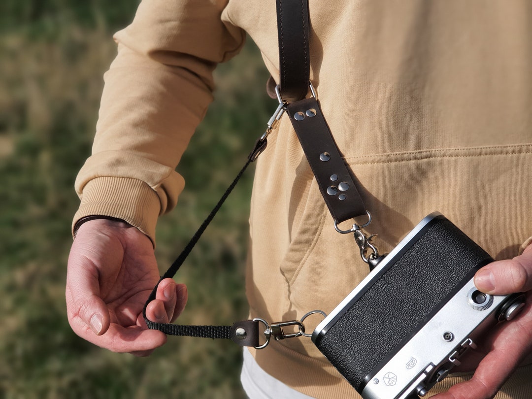 Dual Camera Strap, Shoulder Camera Strap, Multi Camera Strap, Leather ...