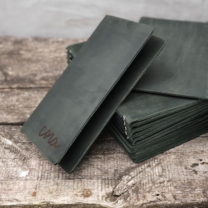 Custom leather menu cover | Restaurant menu folder | Logo menu holder | Leather bar menu | Wine menu folder | Menu sleeve