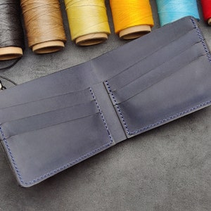 Portafoglio personalizzato con incisione Portafoglio da uomo Portafoglio in pelle Regalo per fidanzato Regalo per la festa del papà per lui Regalo per uomo Regali di anniversario Regalo di San Valentino
