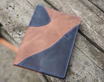 Personalized Leather Hobonichi, A5 Notebook Cover, A6 Patchbook Cover, Leather Book Cover, Leather Bible Cover, Custom Book Cover