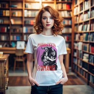 Minotaur Romance Shirt: Bookish Gift for Monster Love Fans - Fangirl&#39;s Grace Tee