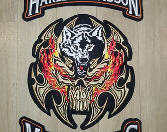 Harley Davidson Parche termoadhesivo en la espalda Talla grande Nuevo para chaquetas