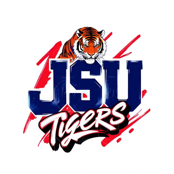 JSU Tigers Clipart PNG: Jackson State University Mascot (Digital Download)