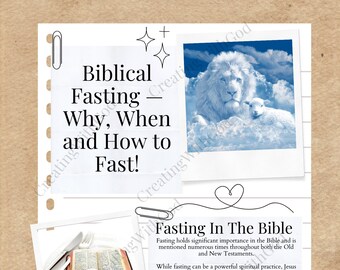 Biblical Fasting — Why, When and How to Fast!, Fasting and Praying, Spiritual Growth, Christian Fasting, Prayer, Bible Study, Fasting Guide