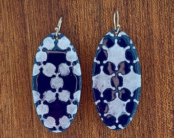 tinkertoy enamel earrings. 2025