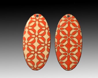 pulse 239 enamel earrings