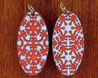 untitiled enamel earrings. 2025