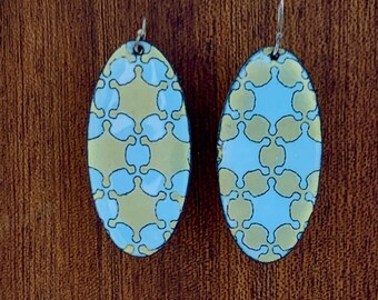 tinkertoy enamel earrings. 2025