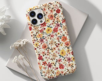 Aesthetic Wild Flowers Floral Collage phone Case For iPhone 15 14 13 12 Mini Case 11 12 15 Pro Max SE X XR XS Max 7 8 Plus iPhone Cover