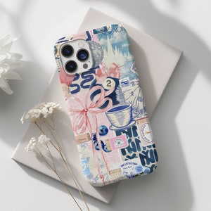 Balletcore Coquette Collage-telefoonhoesje Preppy en schattig Esthetisch Unieke accessoires iPhone 16 15 14 13 12 11 Pro Max 8 7 Plus X-hoesjes