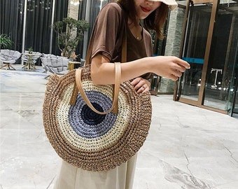 Boho Beauty: Stylish Handwoven Straw Tote for Trendy Fashionistas