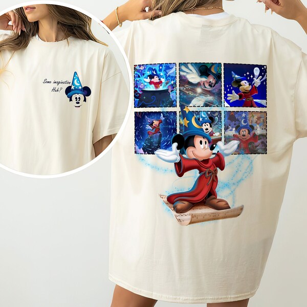 Mickey Fantasia Sorcerer Shirt, Vintage Walt Disneyworld Shirt, Fantasmic Mickey Fantasia Shirt, Magic Kingdom Shirt