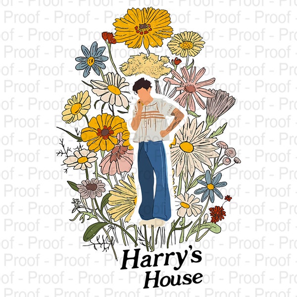 Harry's House Print Png, Y2K Aesthetic Hooded Pullover, Love on Tour Png Welcome To Harry House, Gift for Her